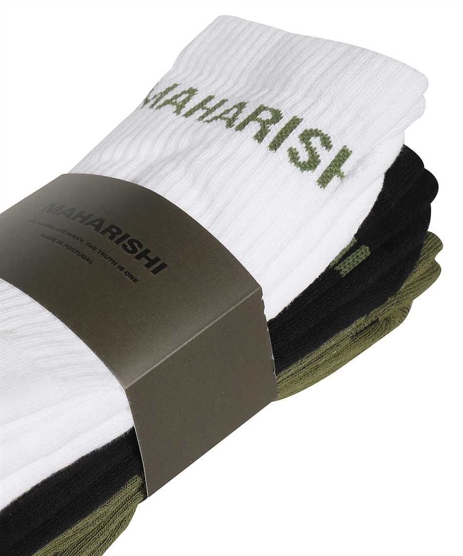 Maharishi 9349 3-PACK MILTYPE PEACE TABI SPORTS Socks 2