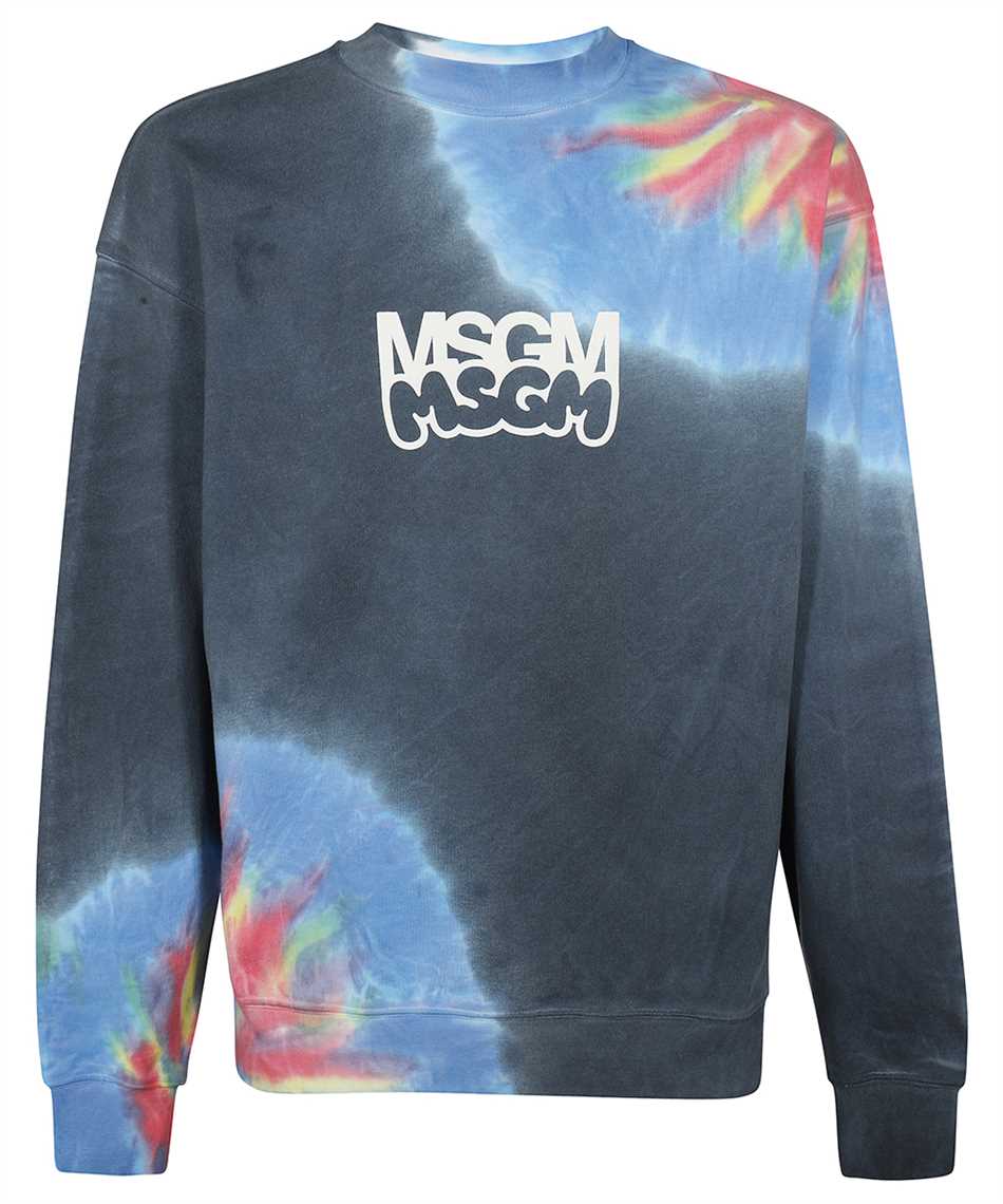 Msgm Kids' Sweatshirt With Monogram In Multicolor