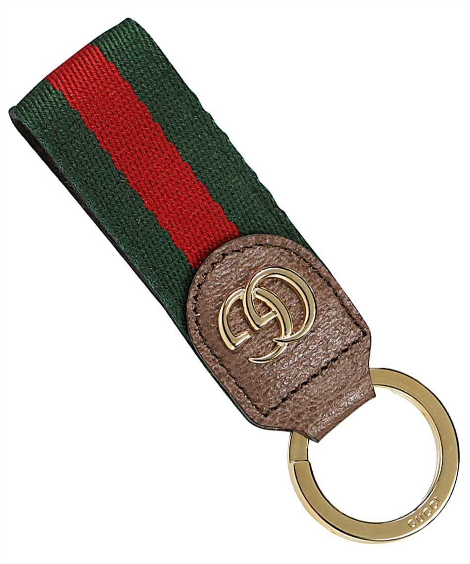 Gucci 523161 HE2NG OPHIDIA Key holder Green
