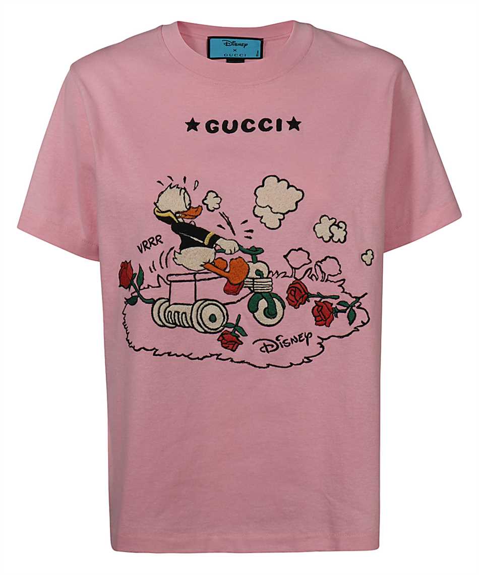 Gucci 580762 XJDBH DISNEY GUCCI DONALD T-shirt Pink