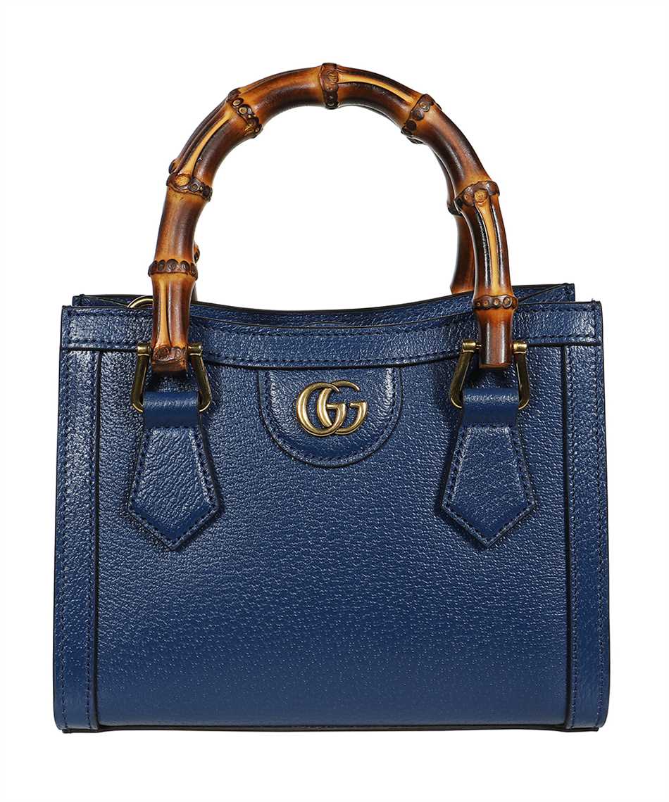 Gucci 702732 U3ZDT DIANA MINI TOTE Bag Blue