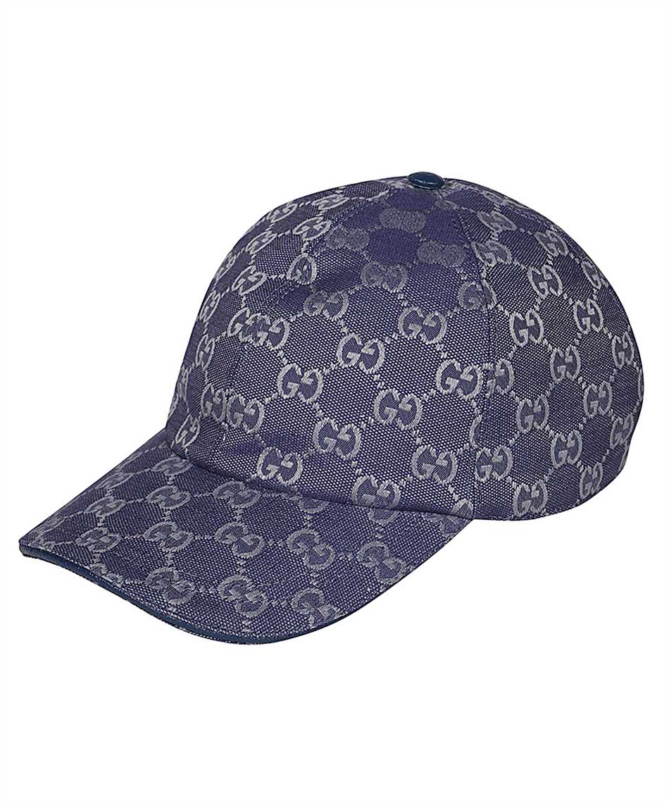 Gucci GG Canvas Baseball Hat, Size L, Blue