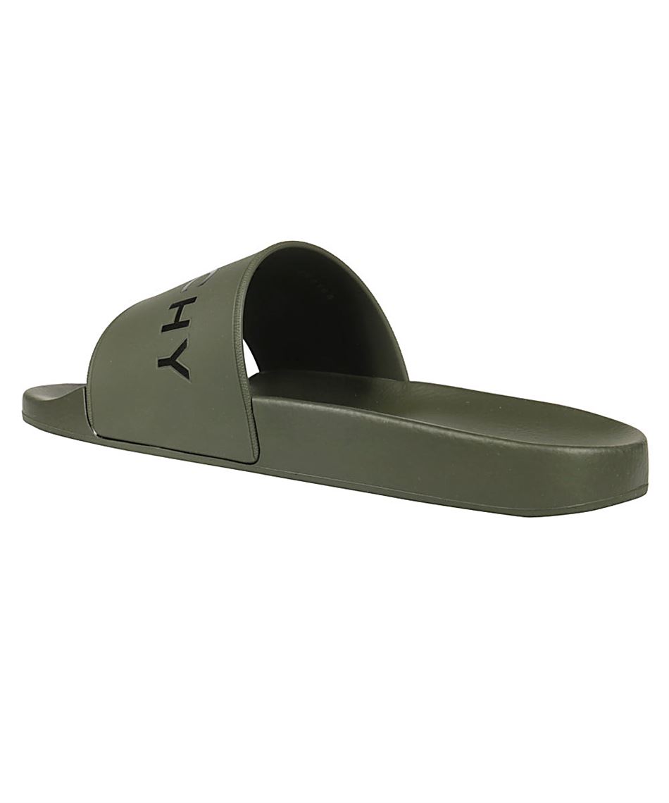 khaki givenchy slides