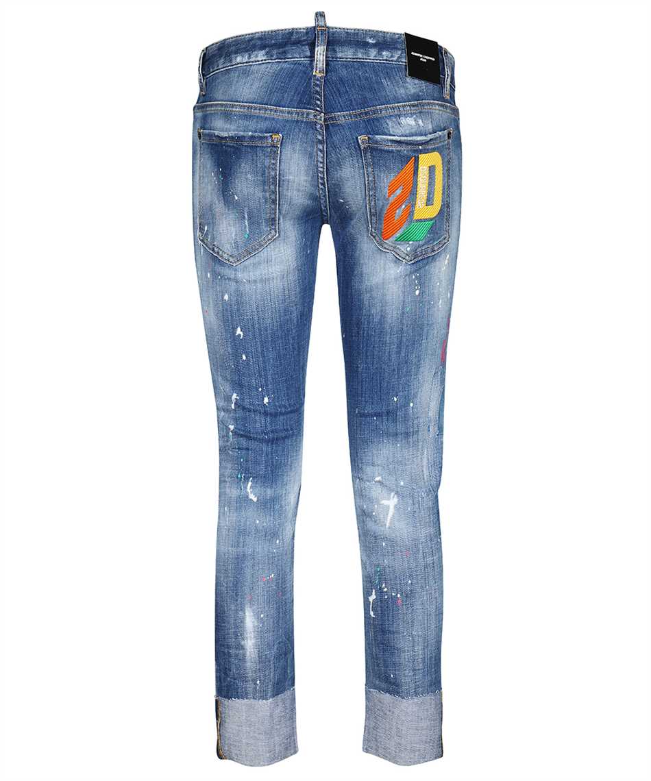 Dsquared2 S75LB0728 S30342 D2 MONOGRAM JENNIFER CROP Jeans 2
