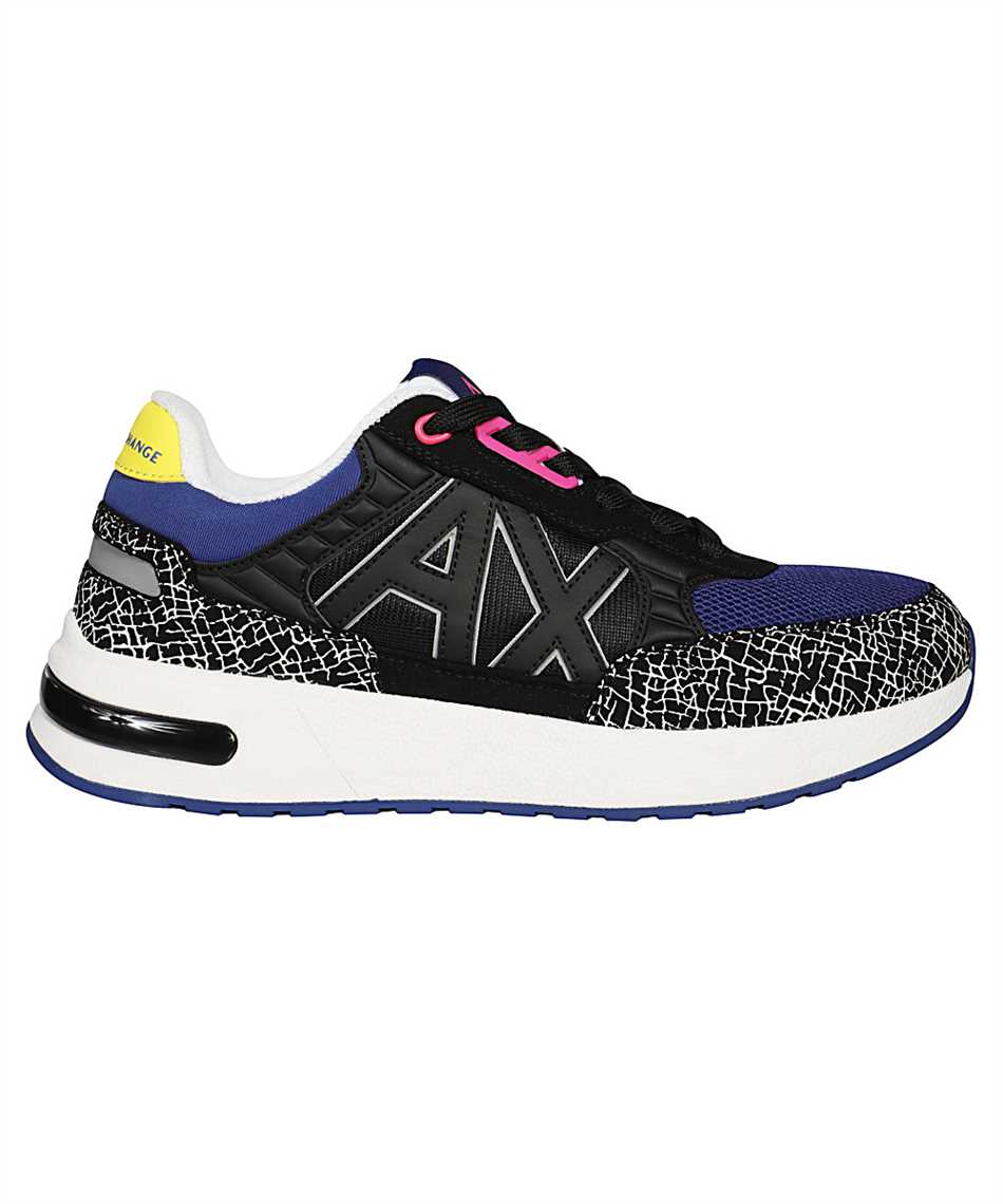armani exchange sneakers black