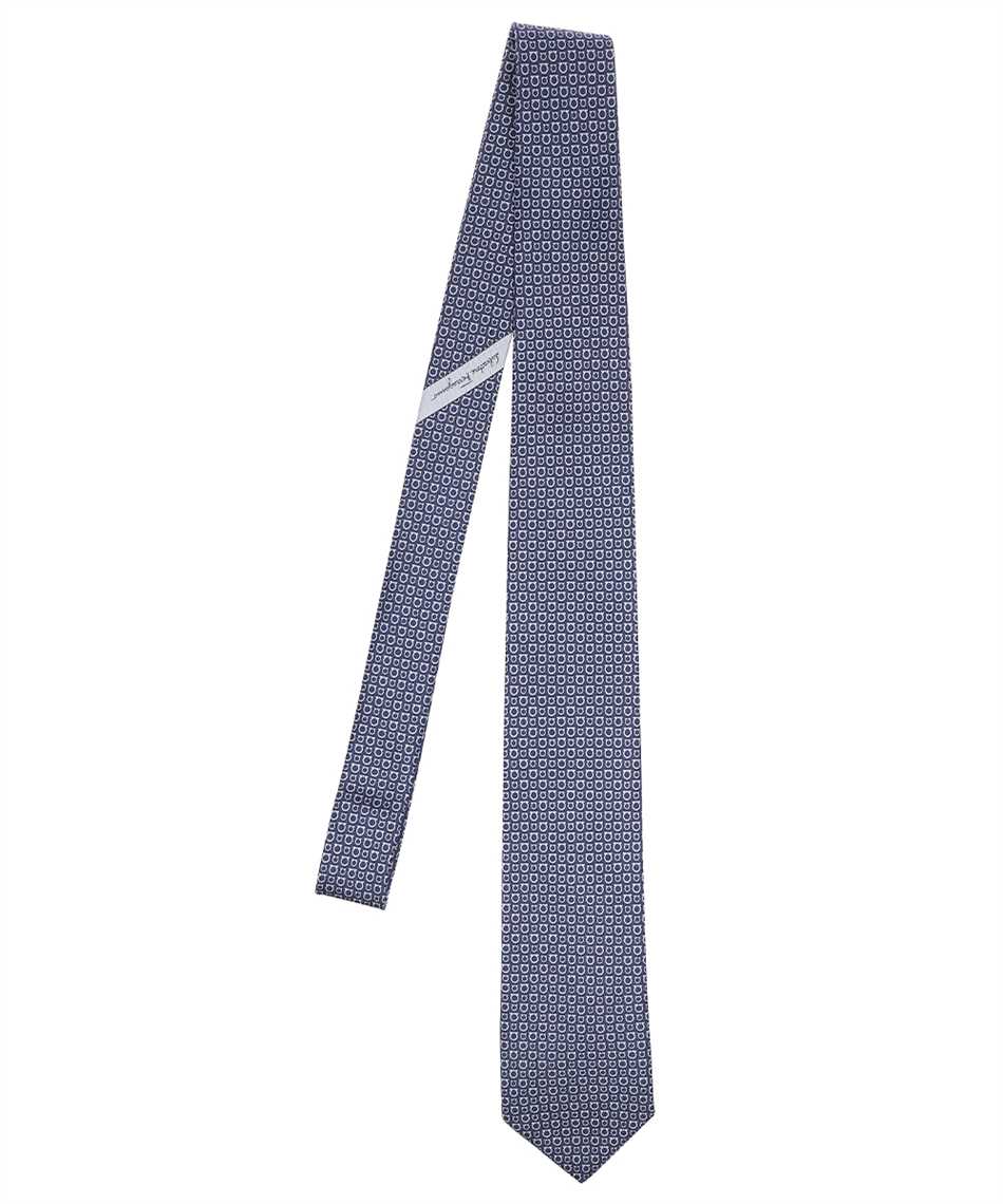 Salvatore Ferragamo 358494 GANCINI PRINT SILK Krawatte 1