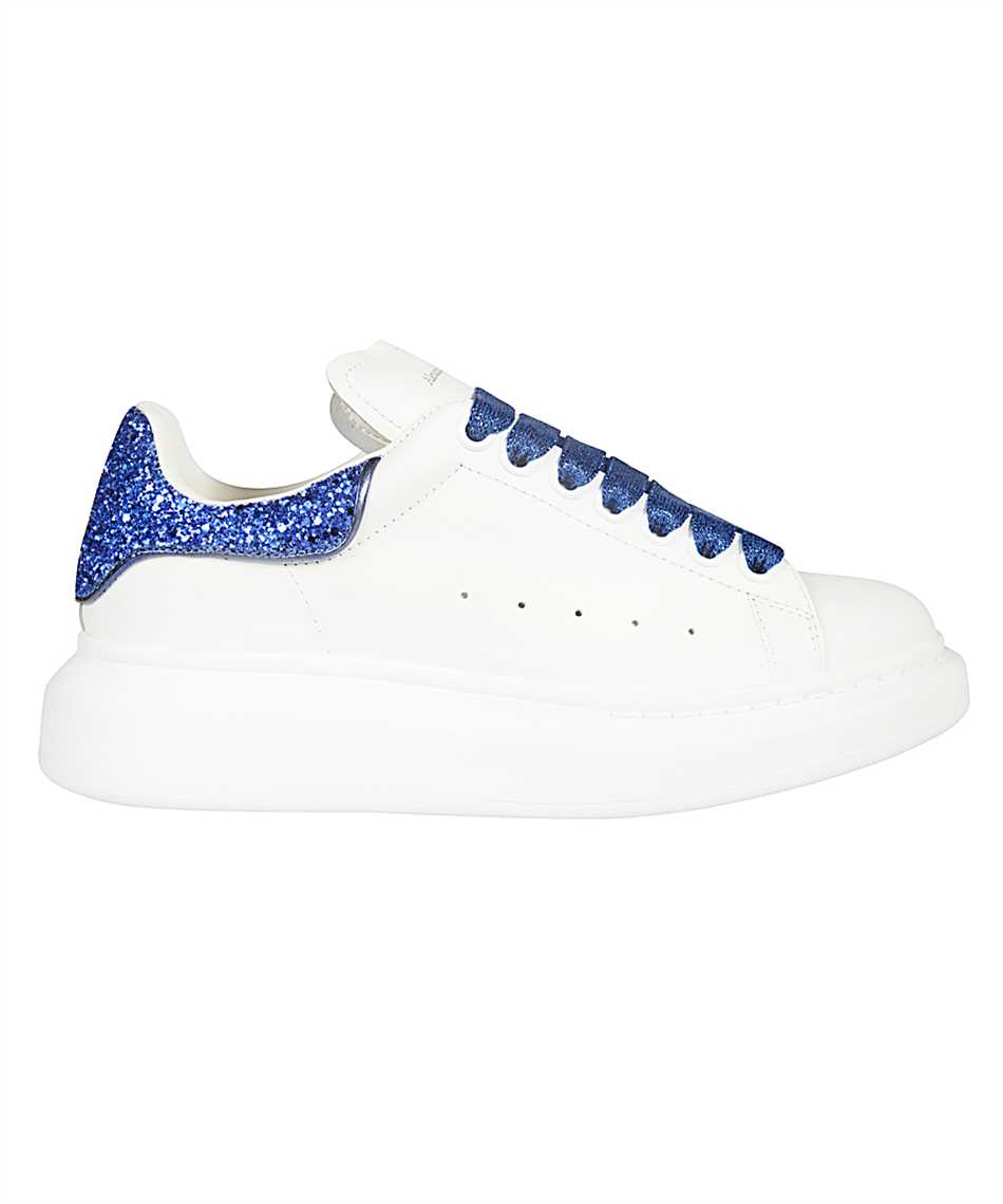 alexander mcqueen blue glitter sneakers