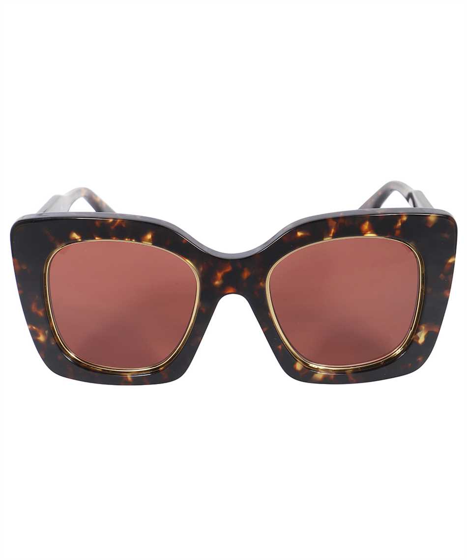 Gucci 691318 J0740 OVERSIZE SQUARE-FRAME Occhiali da sole Marrone