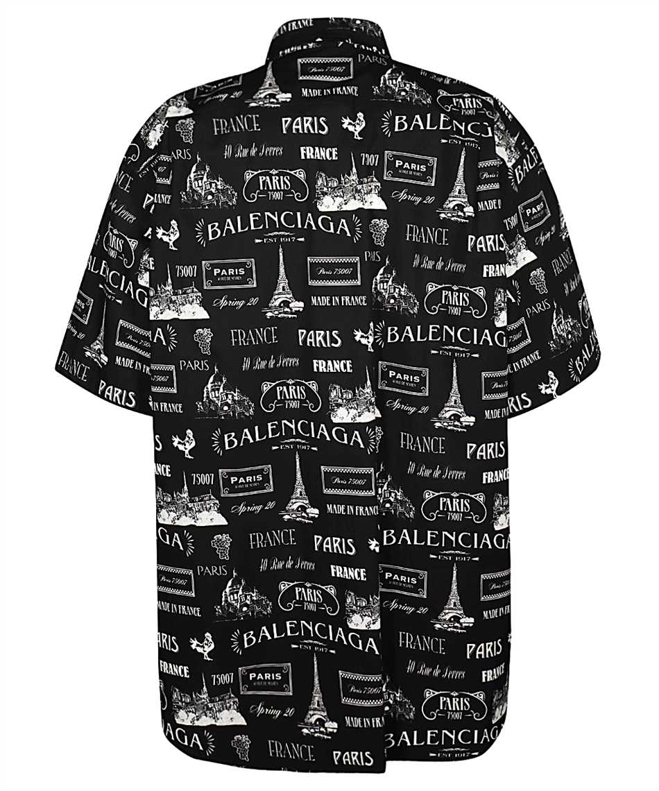 balenciaga black and white shirt