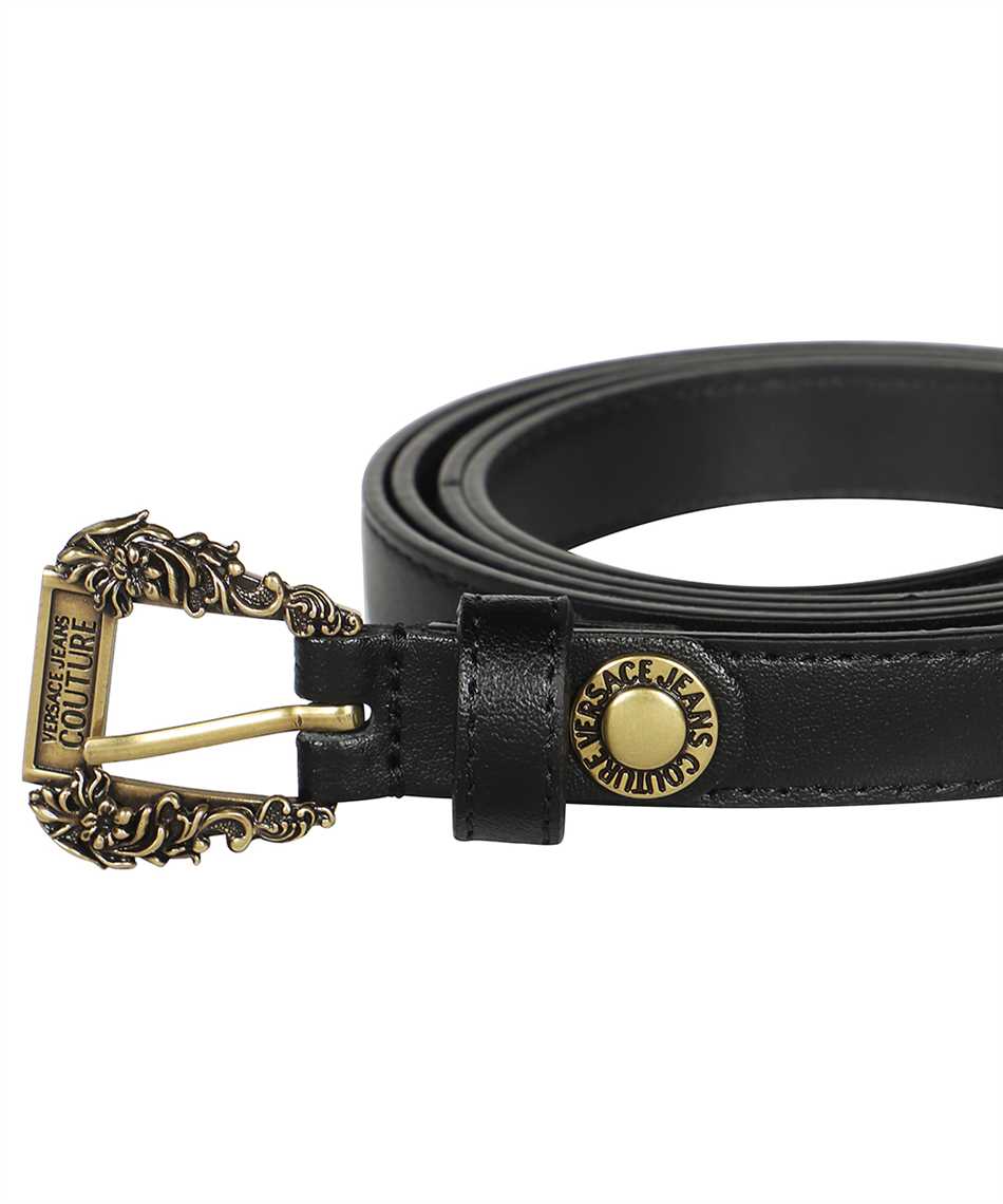 VERSACE JEANS COUTURE men's belt with gold buckle