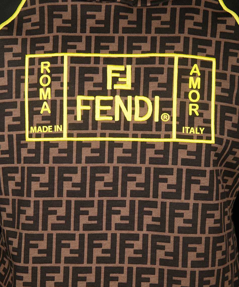 fendi hoodie brown