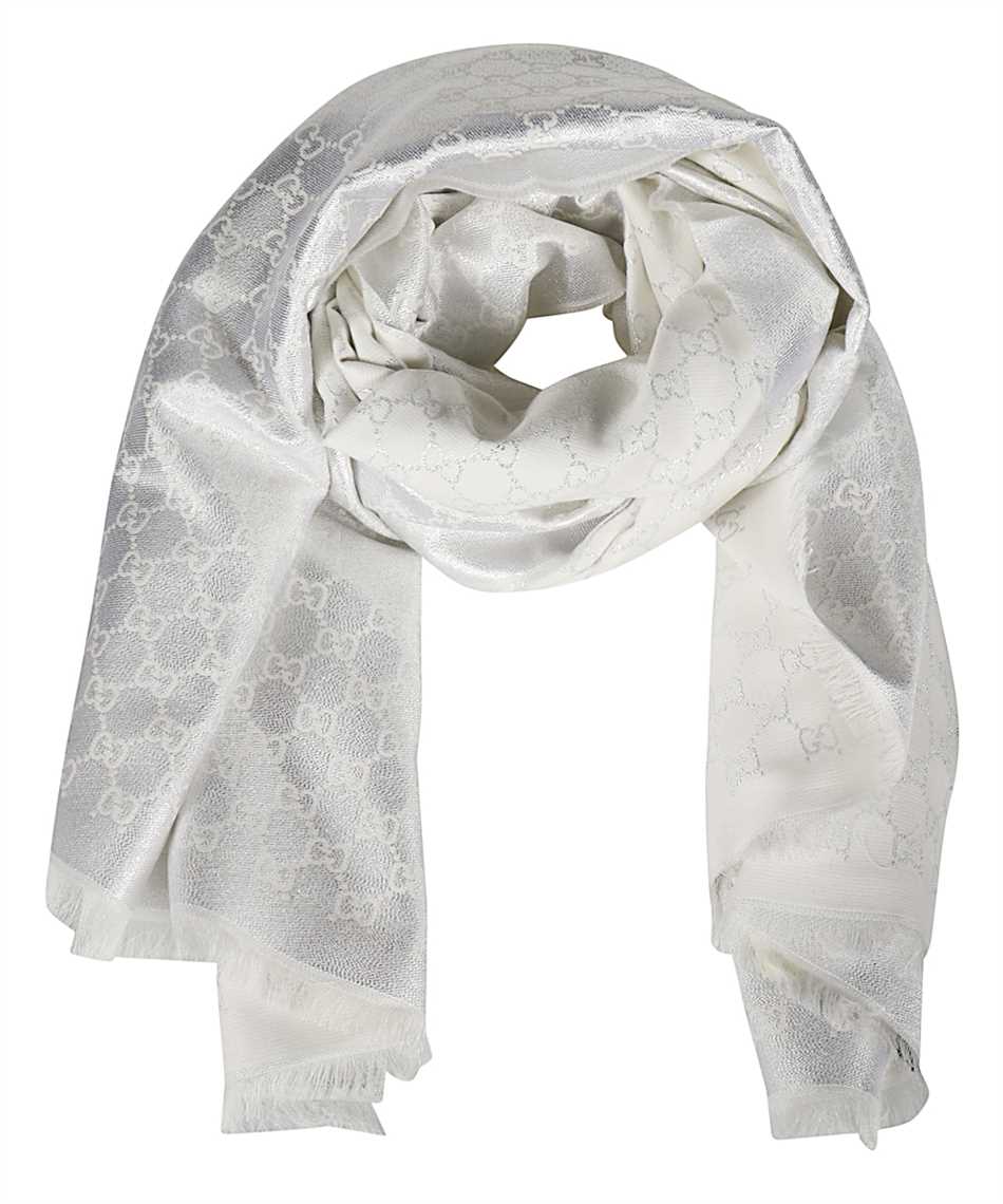 white gucci scarf