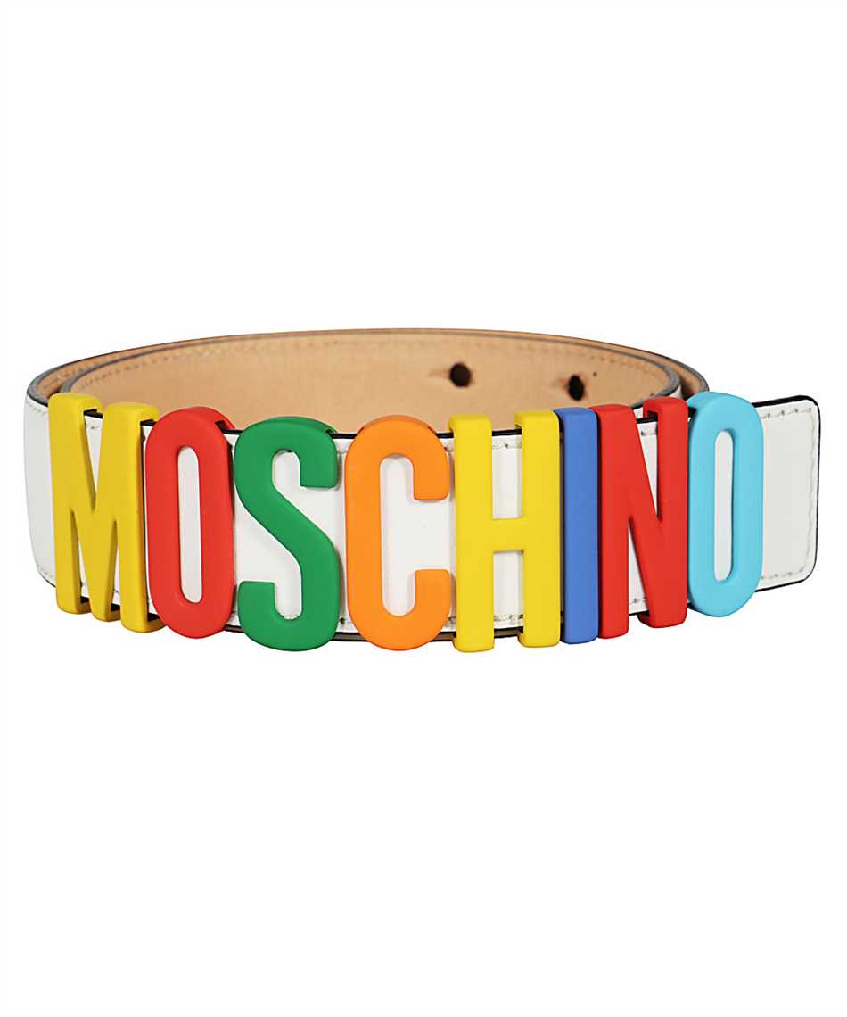 Moschino 8007 8001 LETTERING Belt 