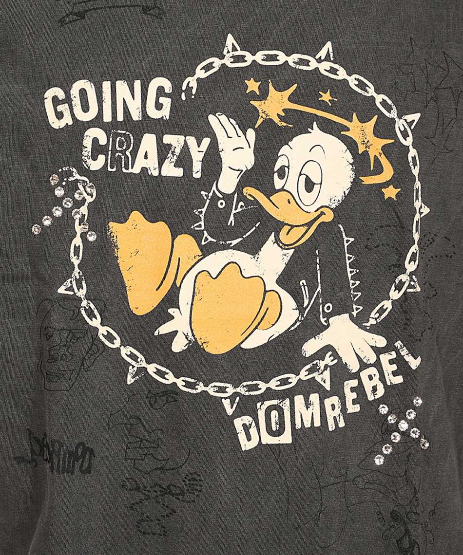 Domrebel CRAY  T SHIRT COTTON FADED BLACK T-shirt 3