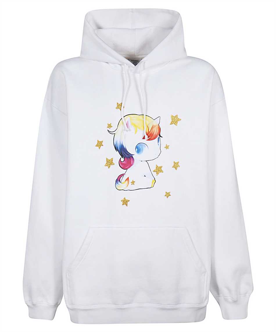 vetements hoodie unicorn