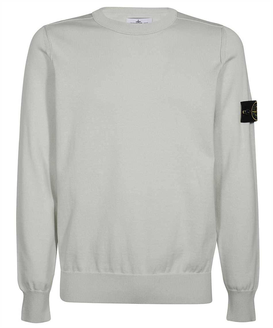 Stone Island 540B2 SOFT COTTON Knit White