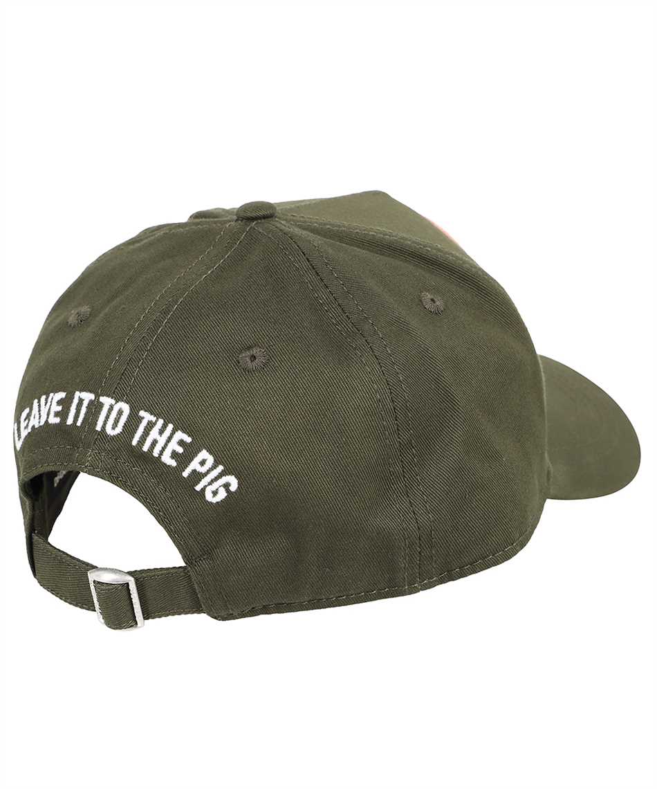 Dsquared2 BCM0503 05C00001 LEAVE IT TO THE PIG Cap Green