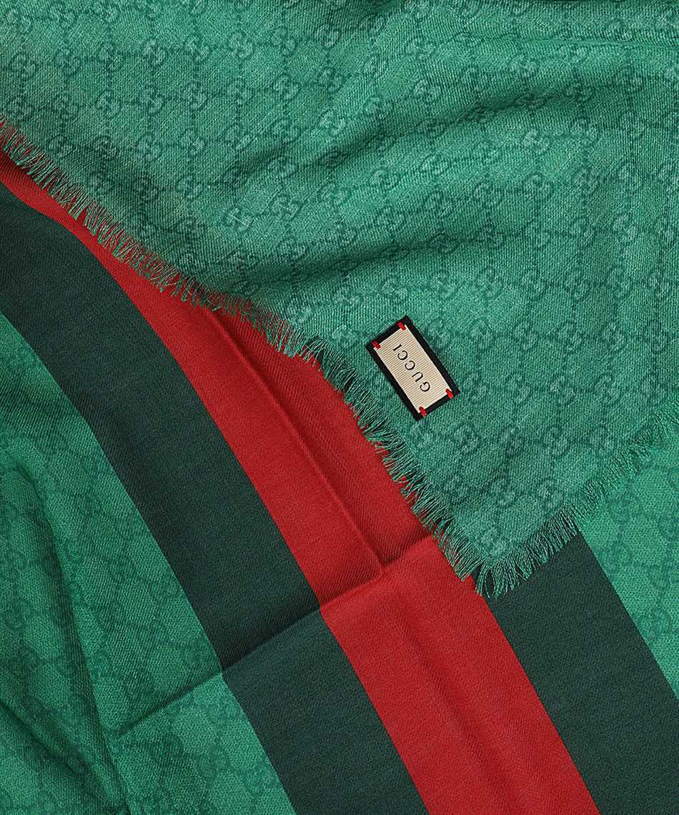 Gucci 760713 4GAHC WOOL WITH WEB Sciarpa 2