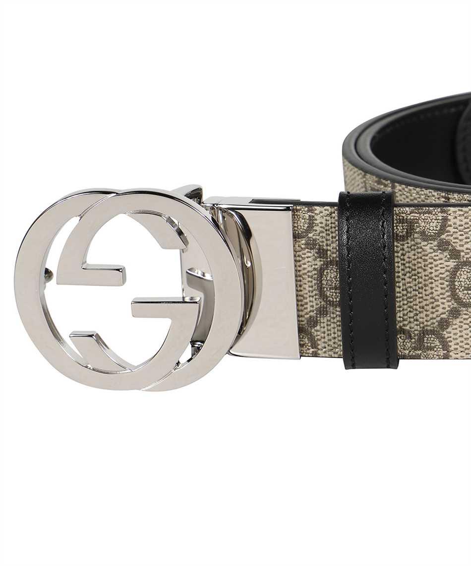 Cornwall pære tankevækkende Gucci 473030 KGDHN REVERSIBLE GG SUPREME Belt Beige