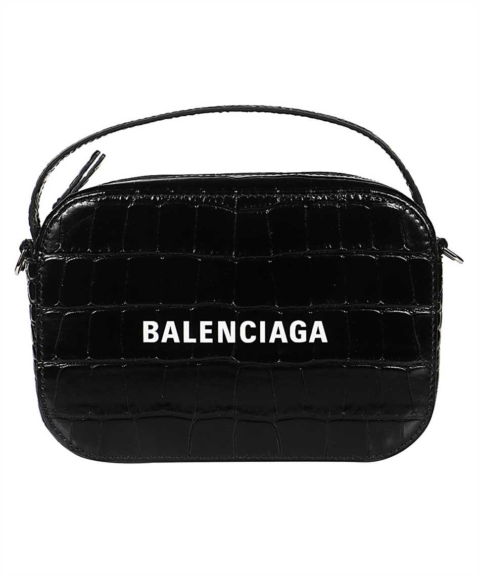 Balenciaga Black & White Logo Everyday Camera Bag