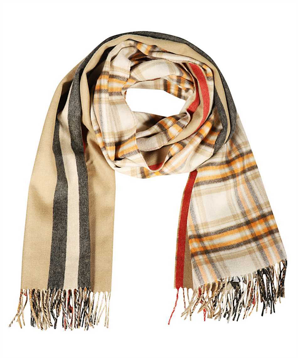 Burberry 8035294 ICON STRIPE Scarf Beige