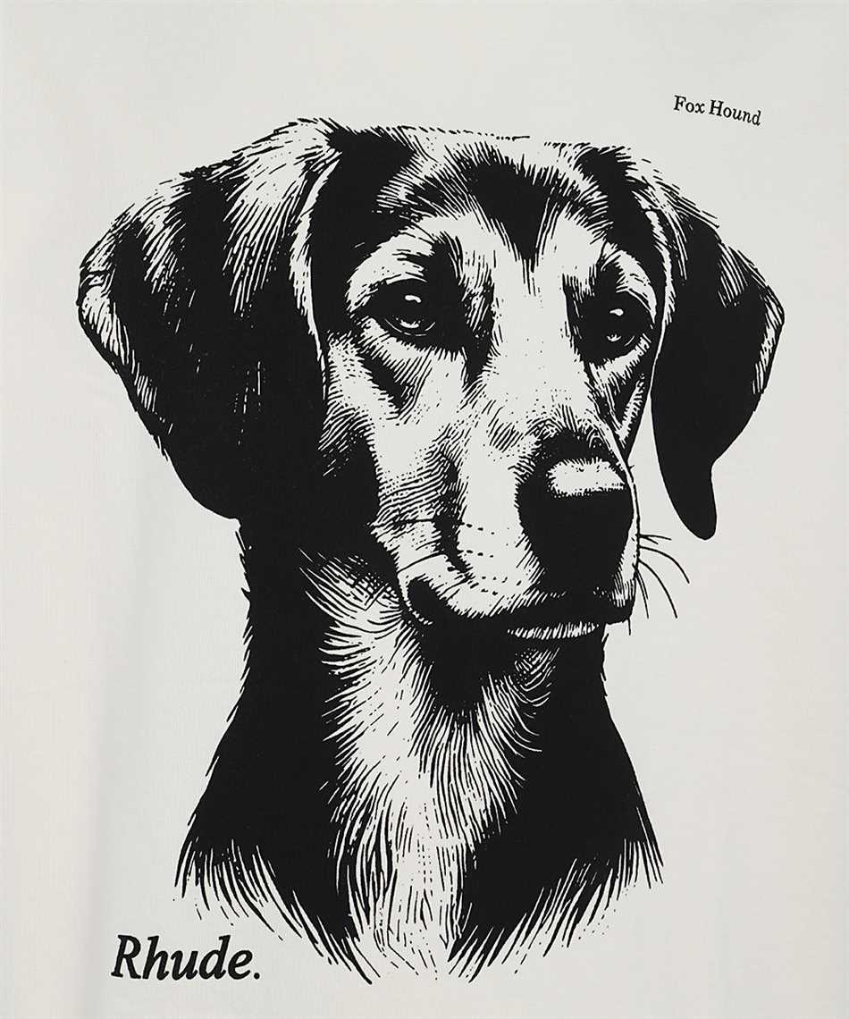 Rhude RHFW24TT08012 RHUDE FOX HOUND T-shirt 3