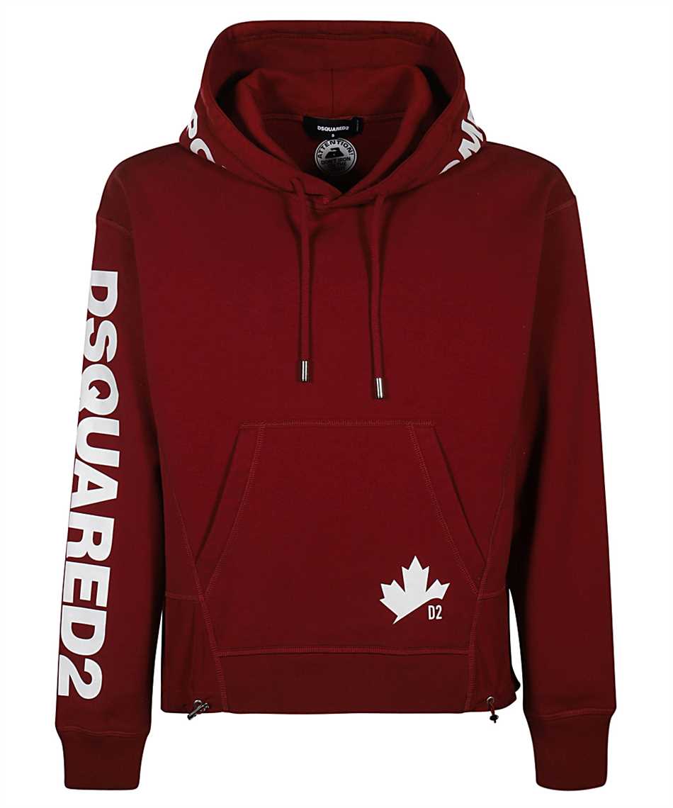 dsquared red hoodie