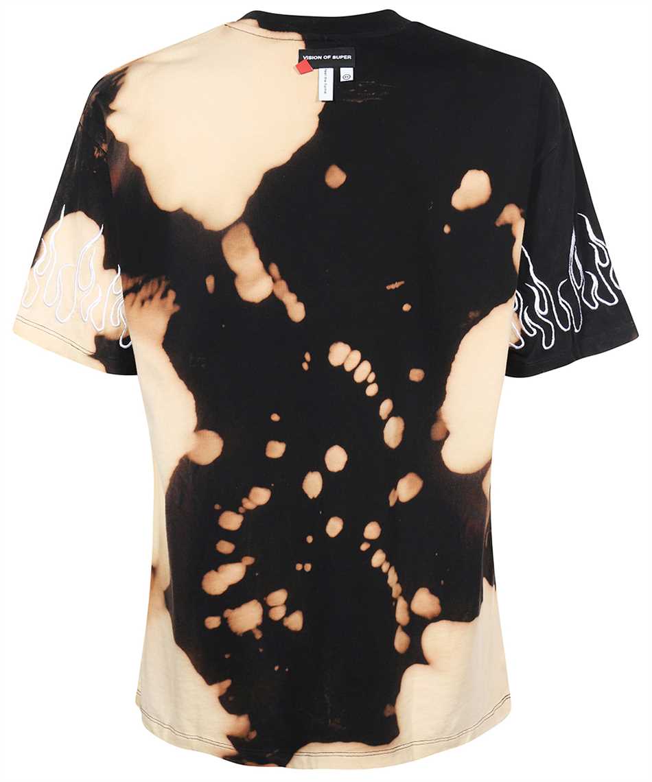 Vision Of Super VS00584 EMBROIDERY FLAME T-shirt 2