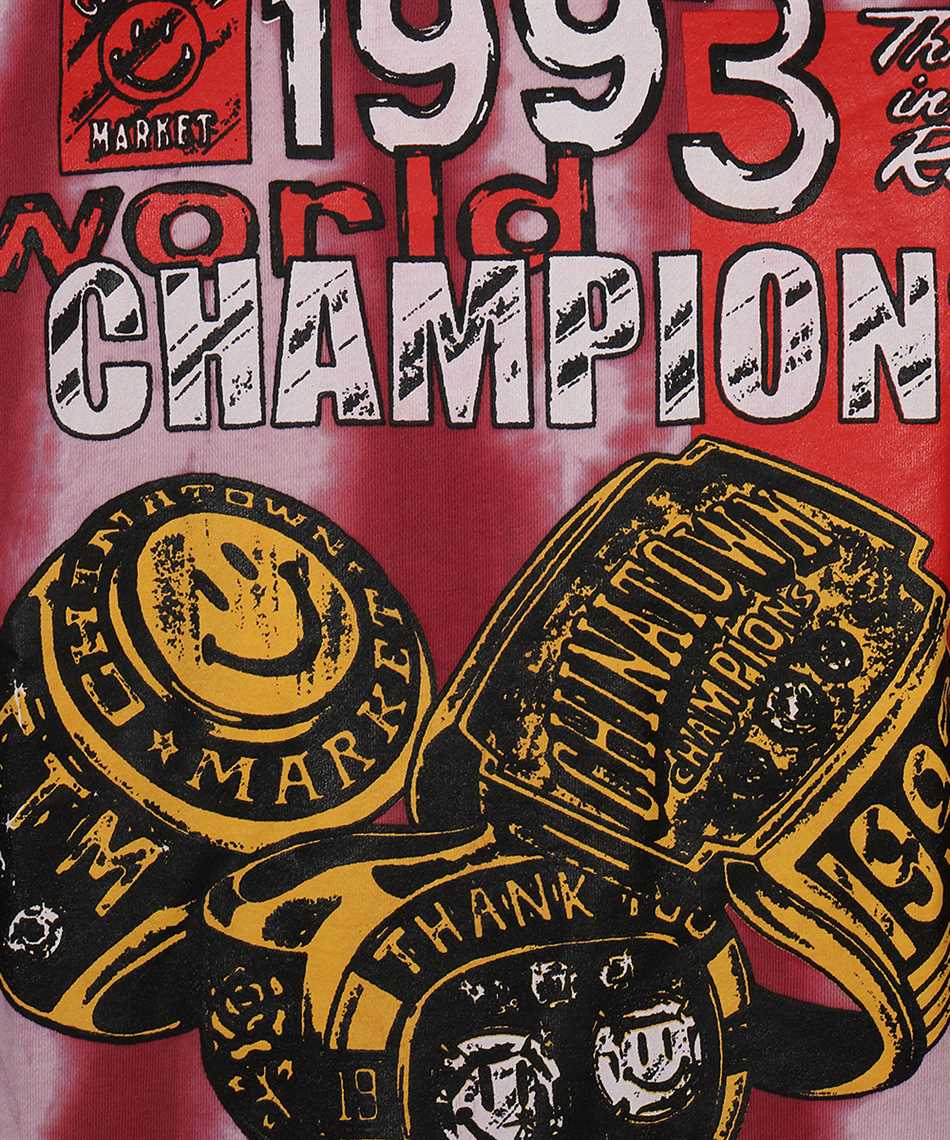 Chinatown Market 1960014 SMILEY CHAMPION 3 RINGS TIE-DYE Sweatshirt 3