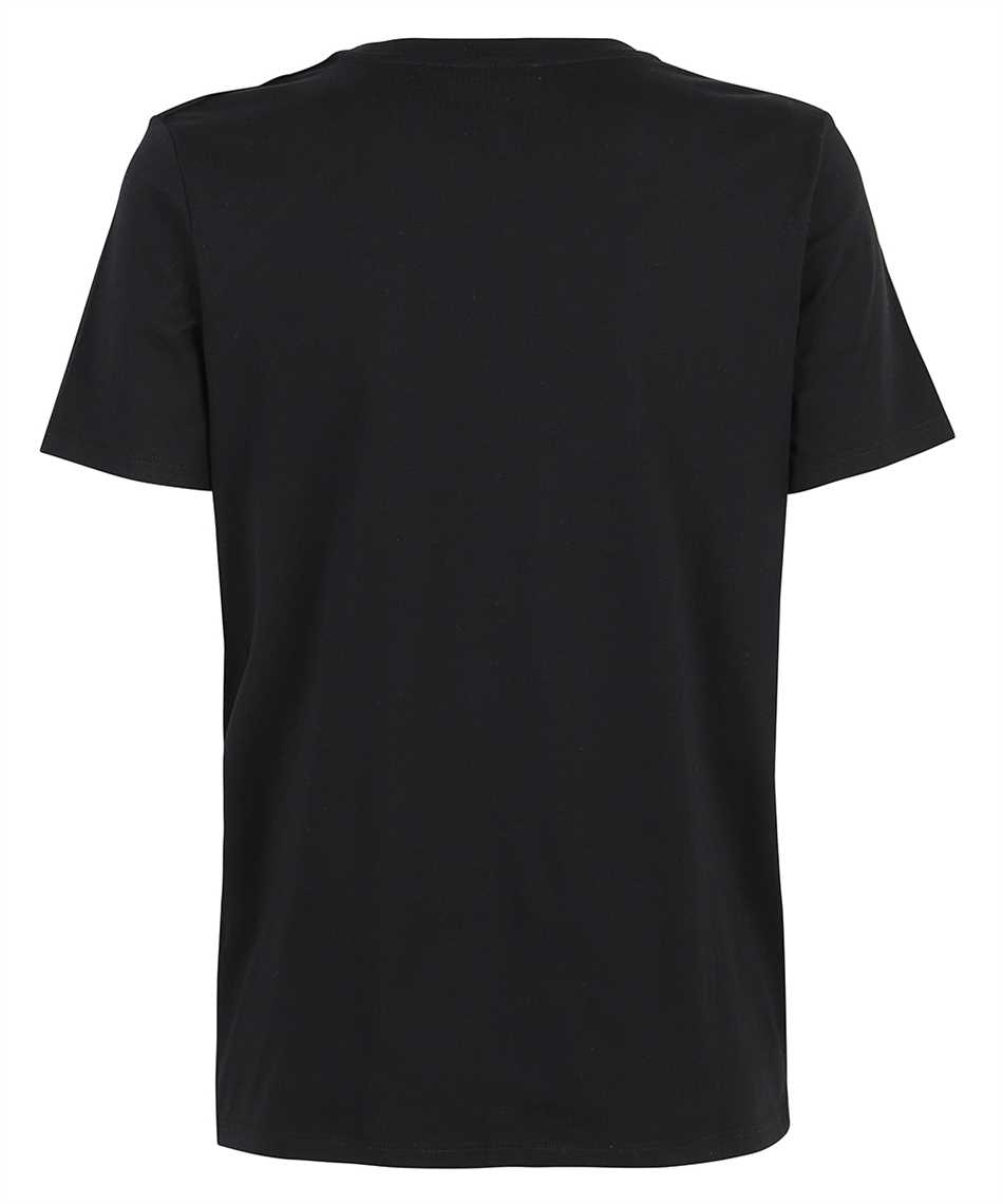 Balmain VF11350B008 3 BTN METALLIC VINTAGE LOGO T-shirt Black