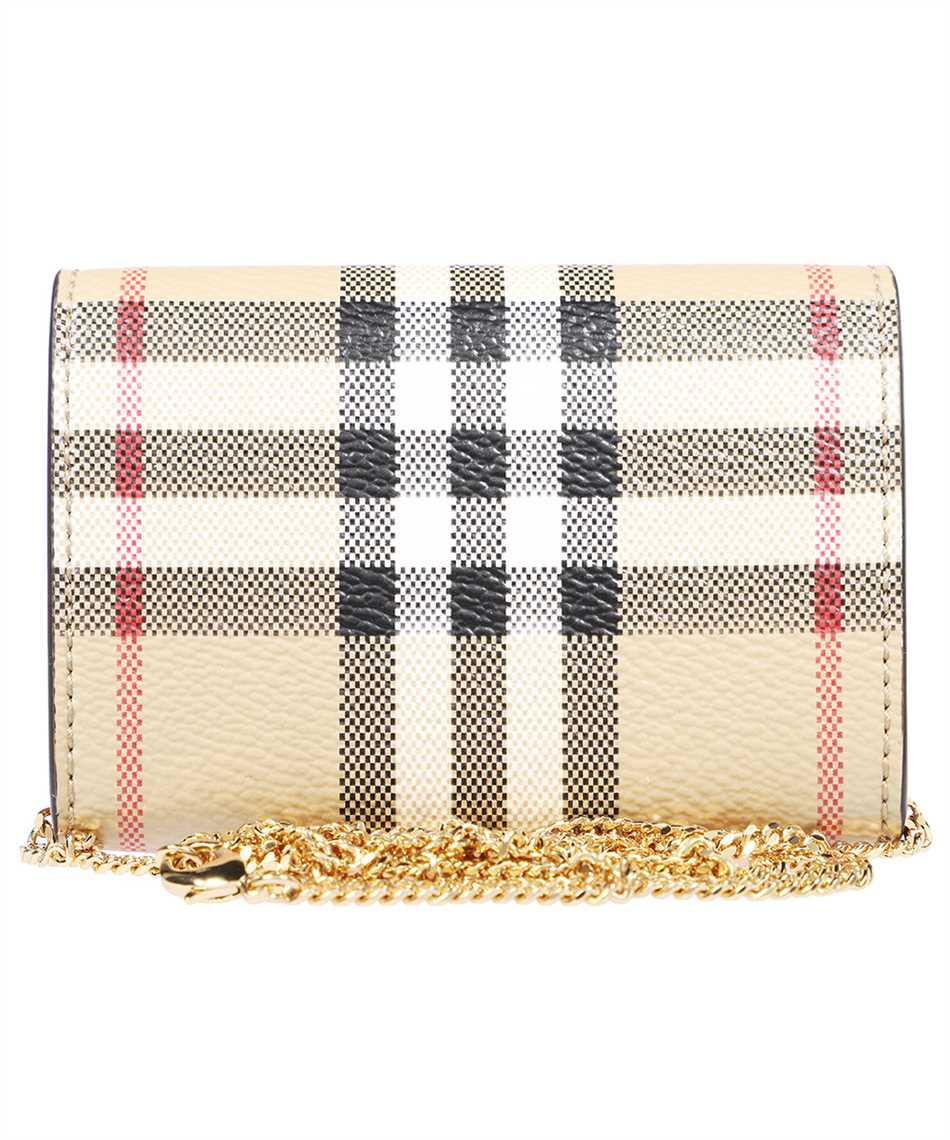 Burberry 8066057 DETACHABLE CHAIN STRAP Card holder Beige