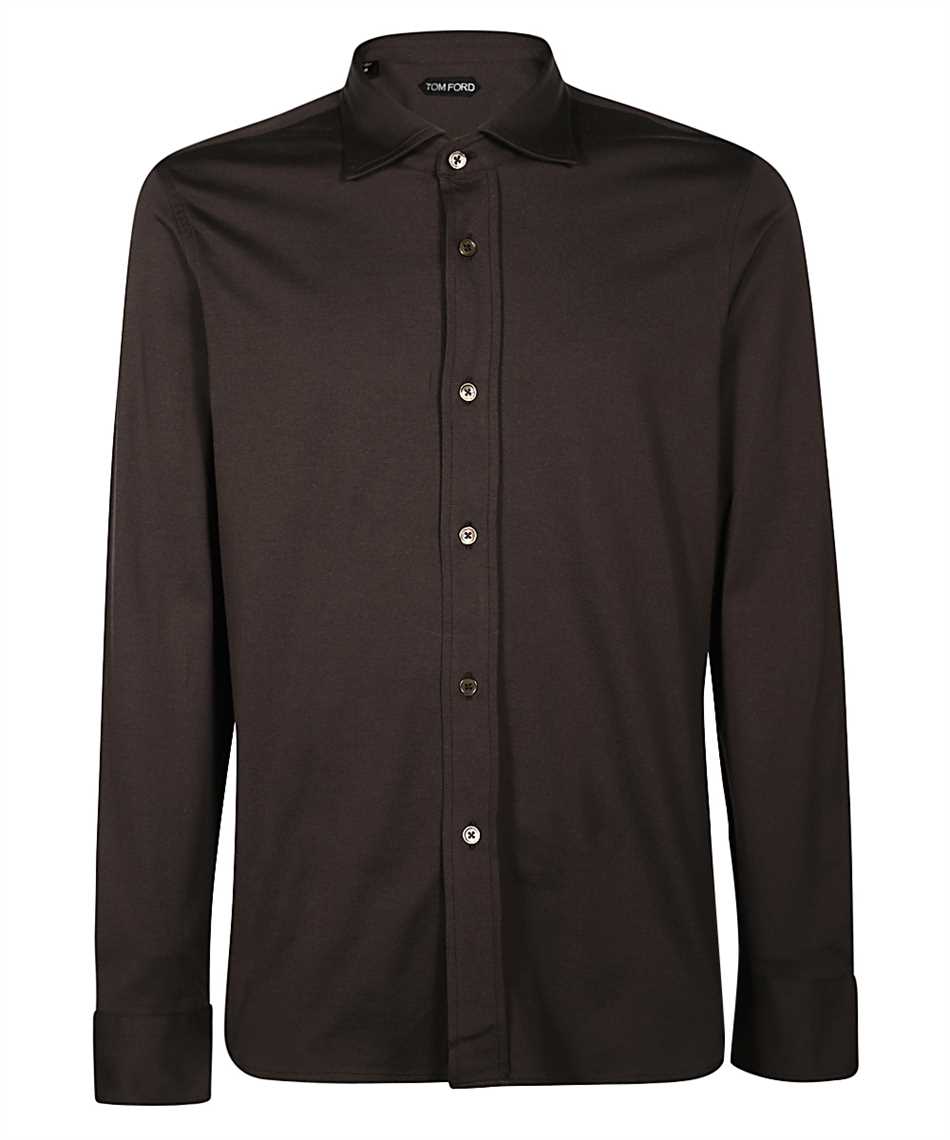 Tom Ford BU263-TFJ977 JERSEY Shirt Brown