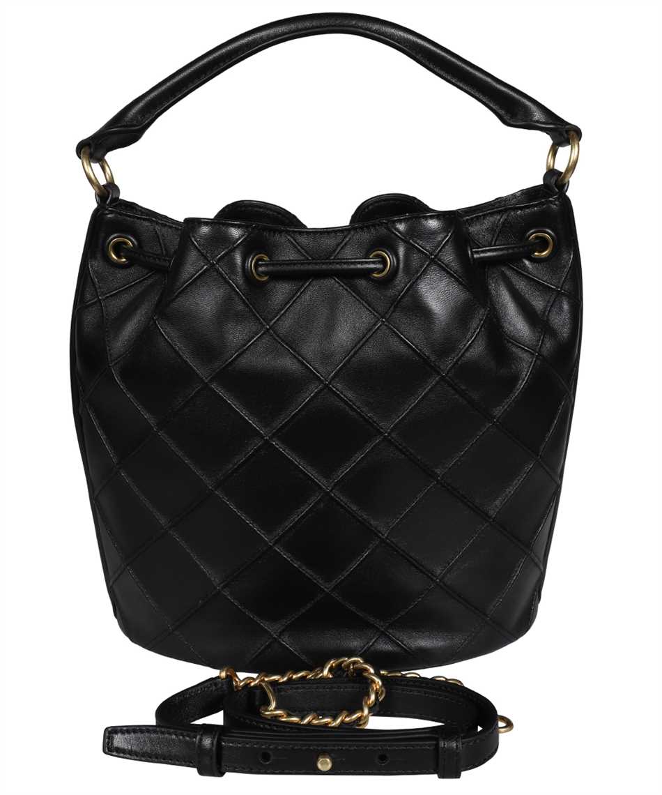 Tory Burch Fleming Quilted Leather Bucket Bag