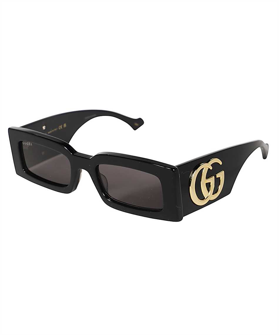 Gucci rectangular-frame Sunglasses, Black