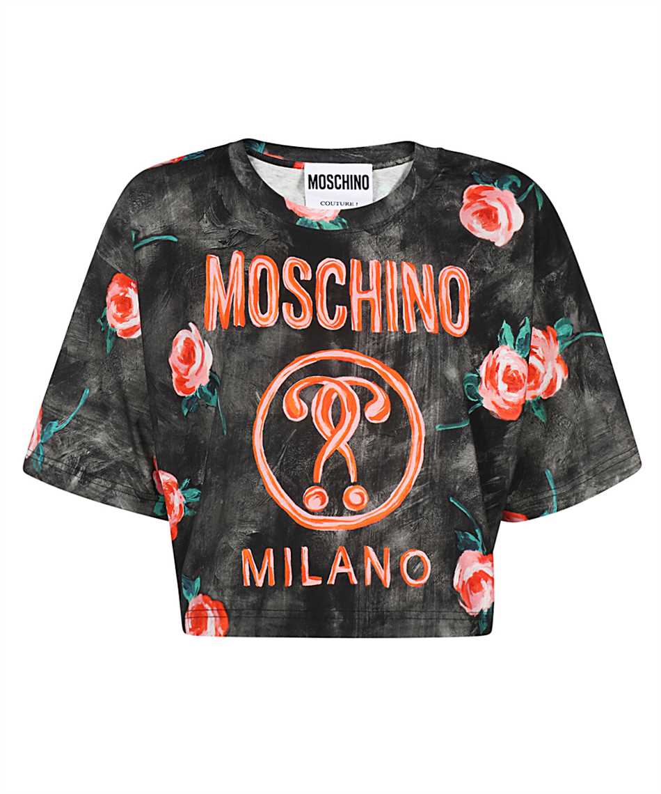 moschino cropped t shirt