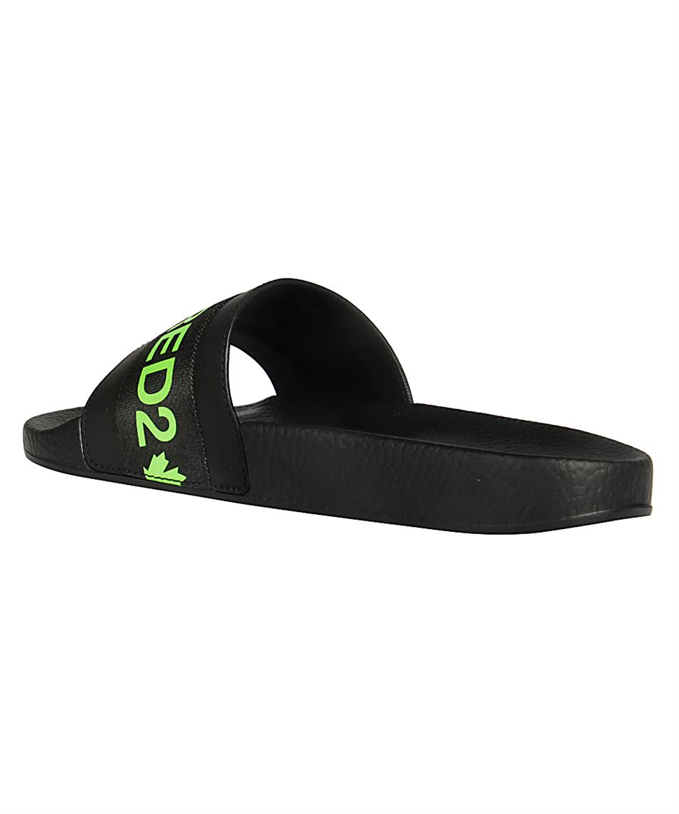 Dsquared2 Ciabatte Uomo Verde Brillante