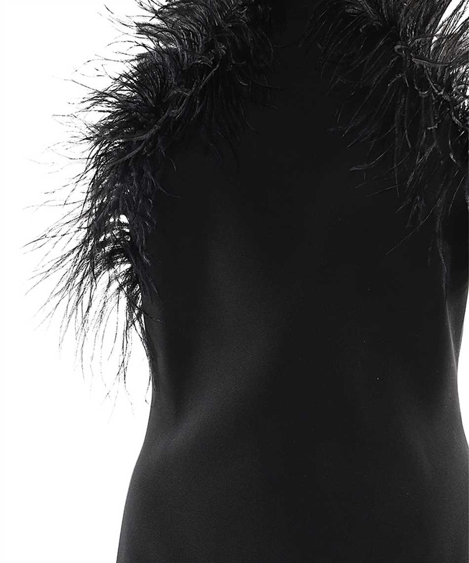 The Attico 260WCW00264 PLL088FS  Feather Trim Abito 3