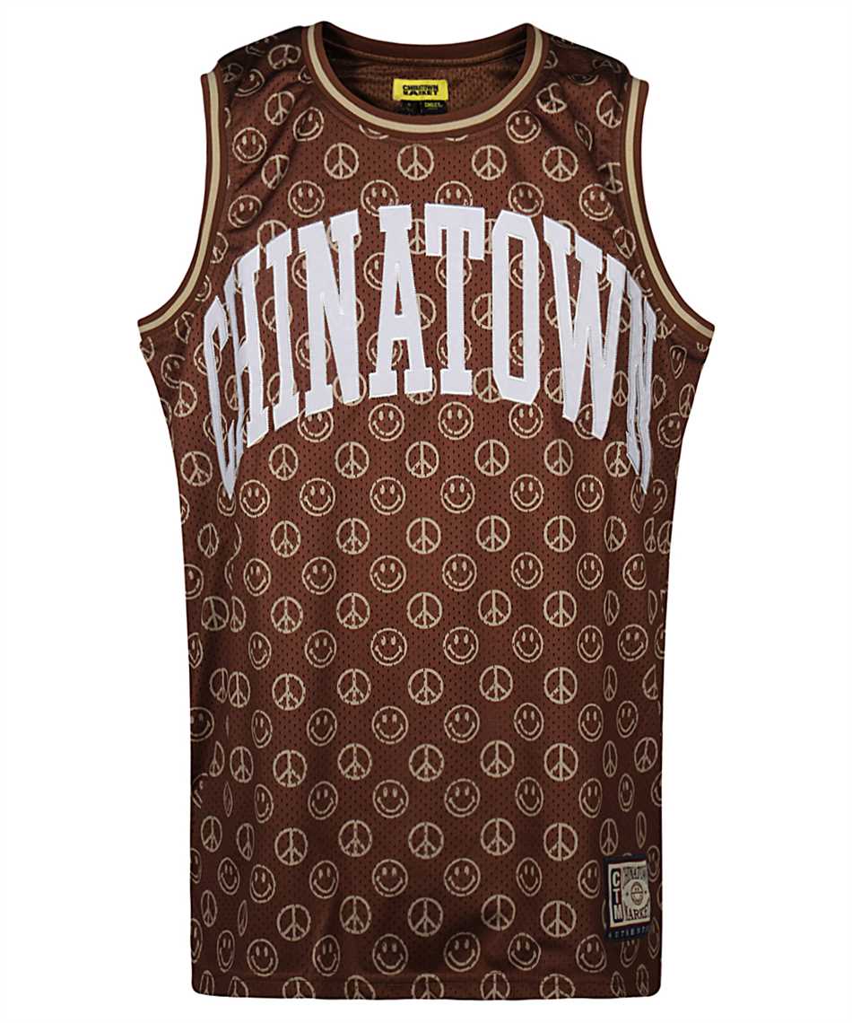 Chinatown Market 1690008 SMILEY CABANA BASKETBALL T-shirt ...