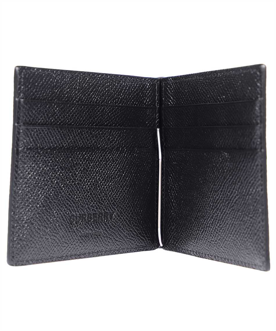 Grainy Leather TB Money Clip Card Case in Black - Men | Burberry® Official