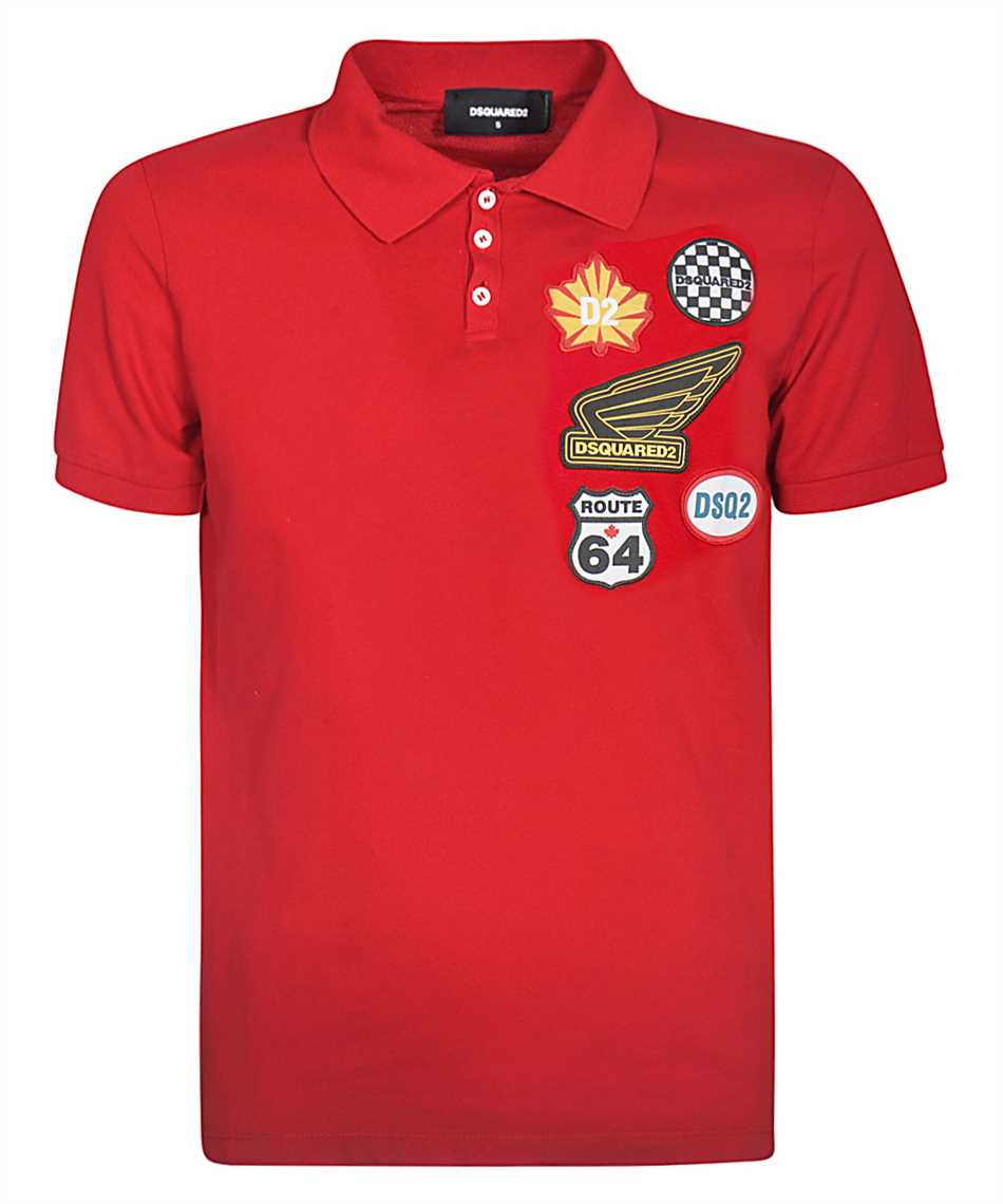 dsquared polo red
