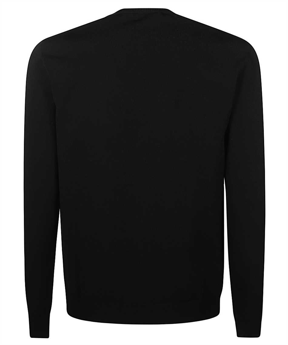Valentino VV3KC12Y75V VLTN TAG INTARSIA Knit Black