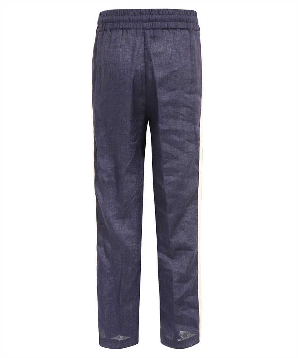 Palm Angels PMCJ021S24FAB003 CLASSIC LOGO LINEN TRACK Pantalone 2