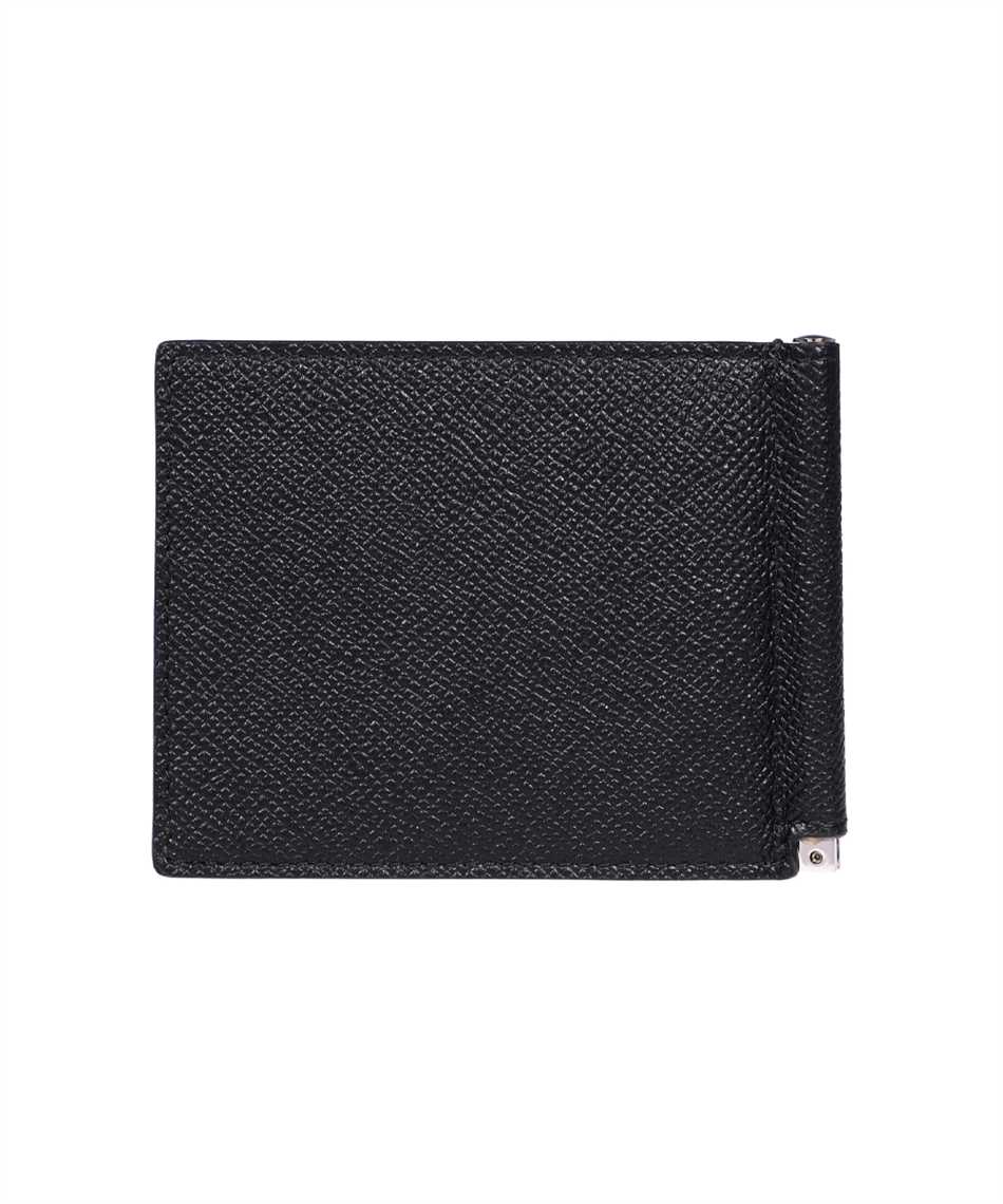 Burberry 8062684 GRAINY LEATHER TB MONEY CLIP Wallet Black