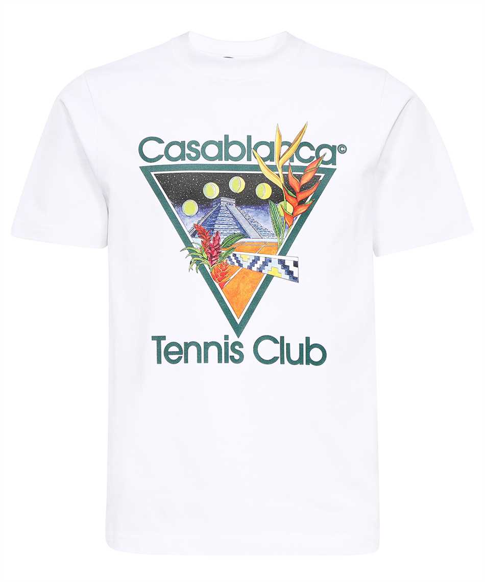Casablanca MS23 JTS 001 01 TENNIS CLUB ICON PRINTED T-Shirt 1