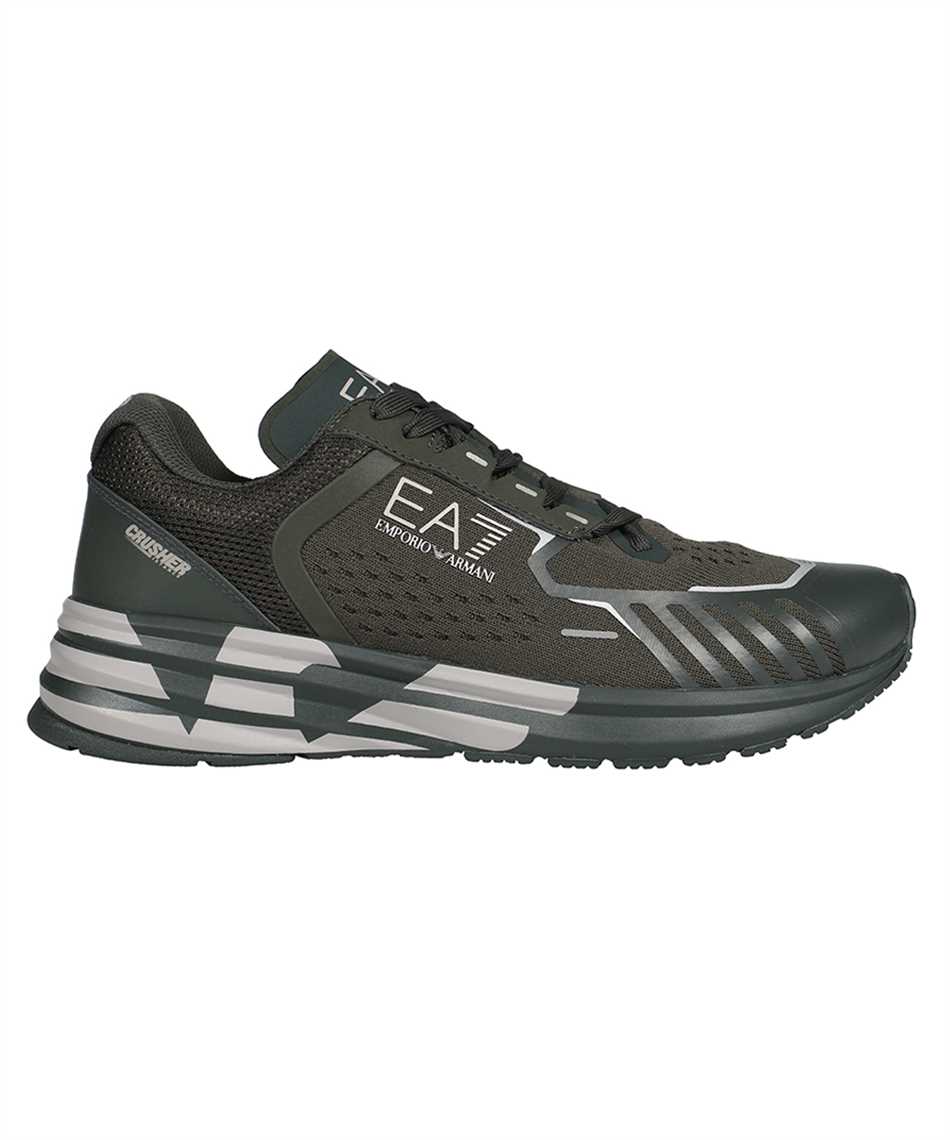 EA7 X8X094 XK239 LOGO-PRINT MESH-PANELLING Sneakers 1