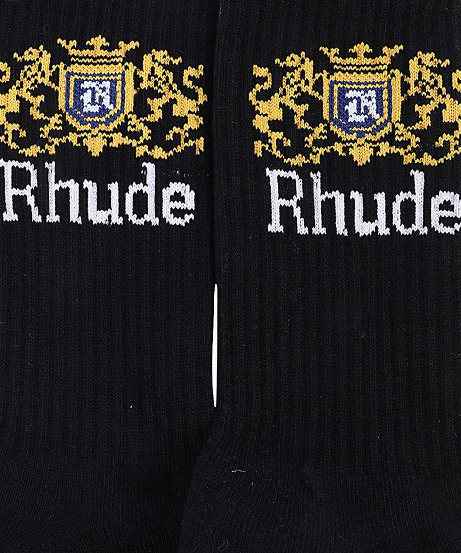 Rhude RHPF24SO05170 CREST LOGO Socks 2