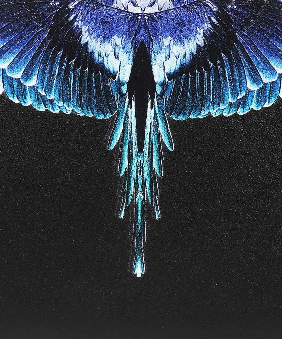 Marcelo Burlon Cmnd008elea001 Wings Diagonal Card Card Holder Black Marcelo Burlon Cmnd008elea001 Wings Diagonal Card Card Holder Black