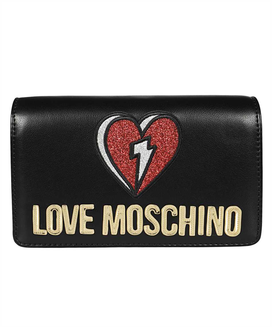 love moschino glitter heart bag