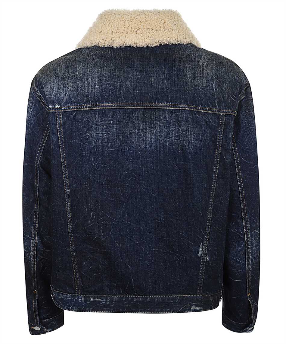 Dsquared2 S74AM1593 D30011 Denim Aviator Jacket 2