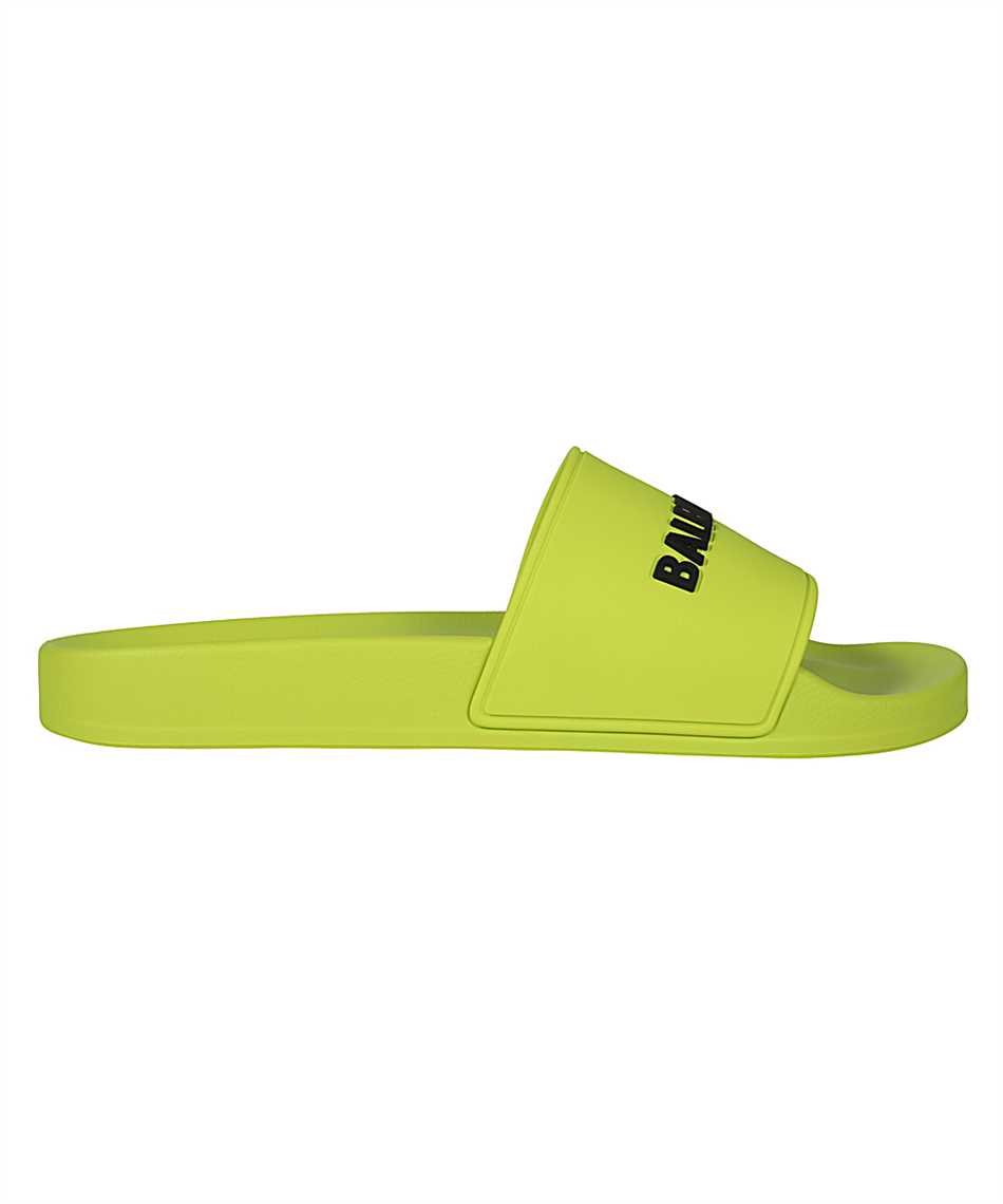 balenciaga green slides